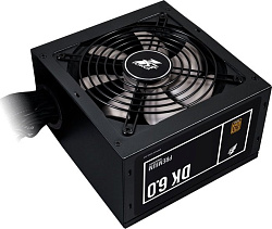 Блок питания 1STPLAYER DK PREMIUM 600W / ATX 2.4, APFC, 80 PLUS BRONZE, 120mm fan / PS-600AX