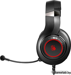 Наушники с микрофоном A4Tech Bloody G220S черный 2м мониторные USB оголовье (G220S USB/ BLACK)