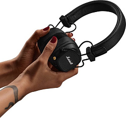 Гарнитура накладные Marshall Major V черный беспроводные bluetooth оголовье (MAJOR V BLACK)