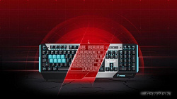 Клавиатура A4Tech Bloody B865 механическая серый/черный USB for gamer LED