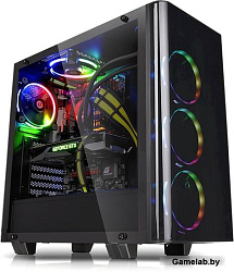 Корпус Thermaltake View 21 TG черный без БП ATX 5x120mm 3x140mm 2xUSB3.0 audio bott PSU