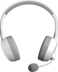 Наушники с микрофоном A4Tech BH230 белый/серый мониторные BT оголовье (BH230 WHITE)