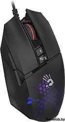 Мышь A4Tech Bloody W65 Max Mini черный оптическая (12000dpi) USB (9but)