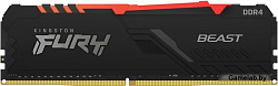 Kingston 16GB DDR4 3600MHz DIMM FURY Beast Black RGB XMP KF436C17BB2AK2/16 kit 2x8Gb, CL17, 1.35V 28