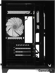 Корпус Formula Crystal Z5 черный без БП mATX 1x120mm 2xUSB2.0 1xUSB3.0 audio bott PSU