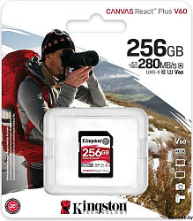 Флеш карта SDXC 256GB Kingston SDR2V6/256GB Canvas React Plus w/o adapter