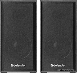 Колонки DEFENDER SPK-240 2.0 black (2x3 Вт, USB пит, раз. д. науш.)65224