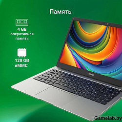 Ноутбук Digma EVE C4403 Celeron N4000 4Gb eMMC128Gb Intel UHD Graphics 600 14" IPS FHD (1920x1080) W