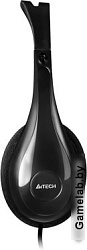 Наушники с микрофоном A4Tech HU-9 черный 1.8м накладные USB оголовье (HU-9 (BLACK))