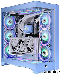 Корпус Thermaltake CTE E660MX Hydrangea голубой без БП E-ATX 11x120mm 4x140mm 2xUSB3.0 audio bott PS