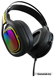 Наушники с микрофоном Оклик GMNG HS-L630G черный/желтый 2.2м мониторные оголовье (1533561)