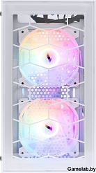 Корпус 1STPLAYER FIREBASE X1 White / mATX / 3x120mm LED fans / X1-WH-3F1-W