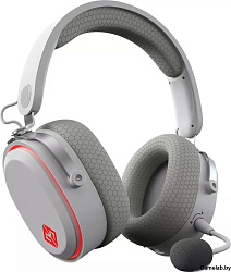 Наушники с микрофоном GMNG GG-HS405W белый мониторные BT/Radio/3.5mm оголовье (1899880)