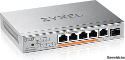 Коммутатор Zyxel XMG-105HP-EU0101F 5x2.5Гбит/с 1SFP+ 4PoE++ 70W неуправляемый