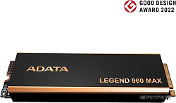 ADATA M.2 2280 4TB LEGEND 960 MAX PCIe Gen4x4 with NVMe, 7400/6800, IOPS 700/550, MTBF 2M, 3D NAND, 