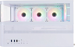 Корпус 1STPLAYER RT6 ARGB White / mATX / 4x120mm ARGB fans / RT6-WH-3FC7R-W-1FC7-W