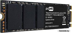 Накопитель SSD PC Pet SATA III 1Tb PCPS001T1 M.2 2280 OEM