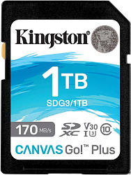 Флеш карта SDXC 1TB Kingston SDG3/1TB Canvas Go! Plus w/o adapter