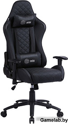 Кресло игровое Cactus CS-CHR-030BL черный эко.кожа с подголов. крестов. сталь