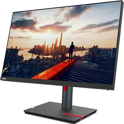 Монитор Lenovo 23.8" ThinkVision P24h-30 черный IPS LED 4ms 16:9 HDMI матовая HAS Piv 1000:1 300cd 1