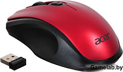 Мышь Acer OMR031 черный/синий оптическая (1600dpi) беспроводная USB (3but)