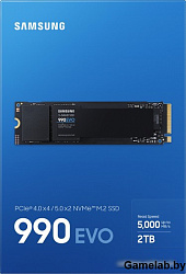 Samsung M.2 2280 2TB Samsung 990 EVO MZ-V9E2T0BW NVMe 2.0, PCIe 4.0 x4, V-NAND TLC, R/W 5000/4200MB/