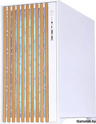 Корпус Formula TimberLine T0 белый без БП mATX 6x120mm 6x140mm 2xUSB3.0 audio