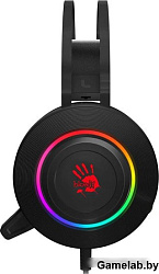 Наушники с микрофоном A4 Bloody G521 черный 2.3м мониторные USB оголовье (G521 (BLACK))