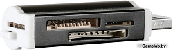Устройство чтения карт памяти USB2.0 Buro BU-CR-3101 черный