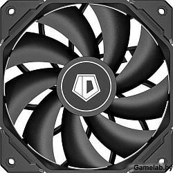 Вентилятор ID-COOLING TF-12025-PRO BLACK 120x120x25мм (60шт./кор, PWM, резиновые углы, черный, 700-1