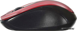 Мышь Oklick 675MW черный/красный оптическая (800dpi) беспроводная USB (2but)