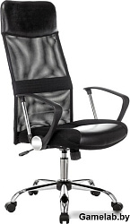 Кресло руководителя Бюрократ CH-600SL черный искусст.кожа/сетка/ткань крестовина металл хром