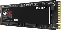 SSD SAMSUNG 990 PRO 1Тб M.2 PCIe Gen4 NVMe MLC Скорость записи 6900 Мб/сек. Скорость чтения 7450 Мб/