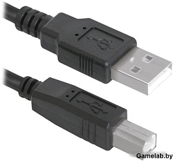 Кабель USB2 AM-BM 3M USB04-10 83764 DEFENDER