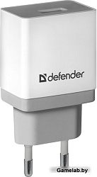 Сетевой адаптер Defender UPA-21 белый, 1xUSB, 5V/2.1А