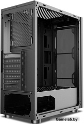 Корпус Formula CL-3301B TG черный без БП ATX 1x120mm 2xUSB2.0 1xUSB3.0 audio bott PSU