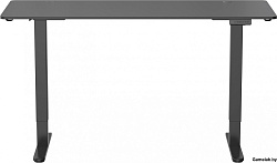 Стол для компьютера Cactus CS-EDL-BBK столешница ДСП черный каркас черный 160x71x60см