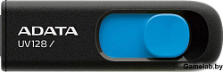 A-Data DashDrive UV128 Black/Blue 128GB (AUV128-128G-RBE)