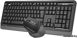 Клавиатура + мышь A4Tech Fstyler FGS1035Q клав:черный/серый мышь:черный/серый USB беспроводная Multi