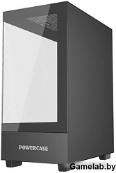 Корпус Powercase Vision Micro M, Tempered Glass, чёрный, mATX  (CVMMB-L0)