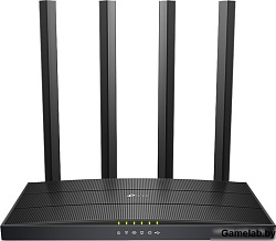 Роутер беспроводной TP-Link Archer C6U AC1200 10/100/1000BASE-TX черный