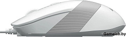 Мышь A4Tech Fstyler FM10S белый/серый оптическая (1600dpi) silent USB (3but)