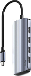 Концентратор USB-C Cudy UH500, 1 USB-C 3.0, 1x 4K@30Hz HDMI Port, 1x 100W USB-C port for PD Charging