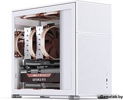 Корпус JONSBO D41 MESH White без БП, боковая панель из закаленного стекла, mini-ITX, micro-ATX, ATX,