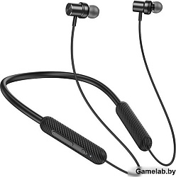 Гарнитура вкладыши Hoco ES70 черный беспроводные bluetooth шейный обод