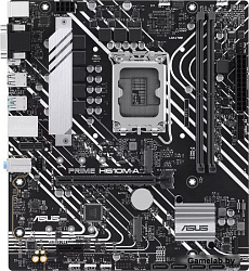 ASUS PRIME H610M-A-CSM, LGA1700, H610, 2*DDR5, VGA + DP + HDMI, 4 SATA 6, 2*M.2, USB 3.2, USB 2.0, m