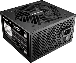 Блок питания Powercase PW500 (80 Plus, ATX 2.31, 500W, APFC, DC-DC, 120mm Fan) / PS-500W-DC