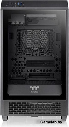 Thermaltake The Tower 200 /Black/Win/SPCC/Tempered Glass*1/CT140 Fan*2/Color Box CA-1X9-00S1WN-00
