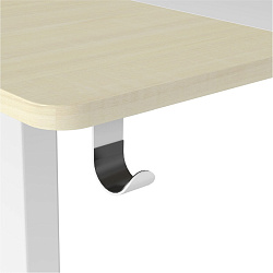 Стол для компьютера Cactus подъёмный столешница МДФ белый дуб молочный каркас белый (CS-EDL-WWD)