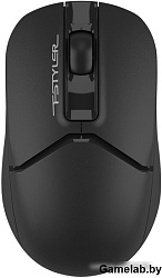 Мышь A4Tech Fstyler FB12 черный оптическая (1200dpi) беспроводная BT/Radio USB (3but)